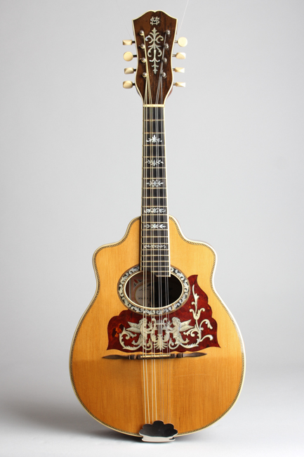 Favilla  Marca Aquilla Flat Back, Bent Top Mandolin ,  c. 1925