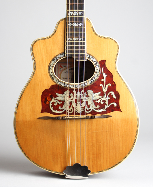 Favilla  Marca Aquilla Flat Back, Bent Top Mandolin ,  c. 1925