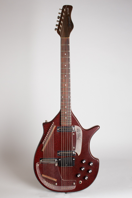  Coral Sitar Semi-Hollow Body Electric Guitar, made by Danelectro  (1968)