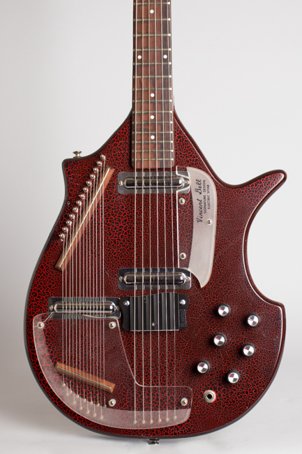  Coral Sitar Semi-Hollow Body Electric Guitar, made by Danelectro  (1968)