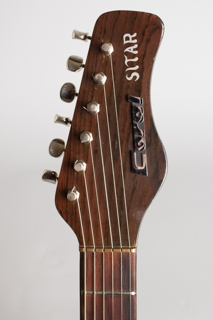  Coral Sitar Semi-Hollow Body Electric Guitar, made by Danelectro  (1968)