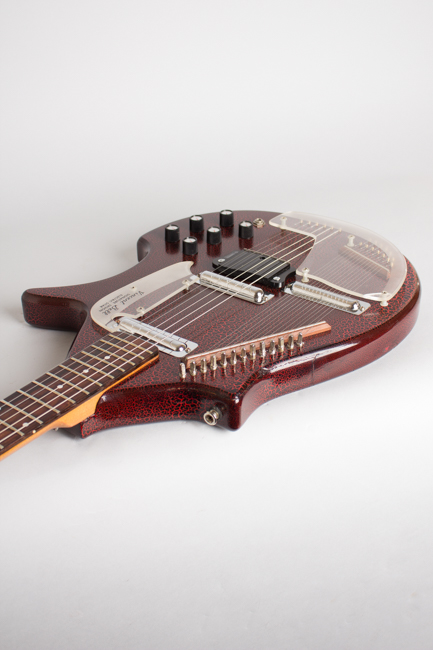  Coral Sitar Semi-Hollow Body Electric Guitar, made by Danelectro  (1968)