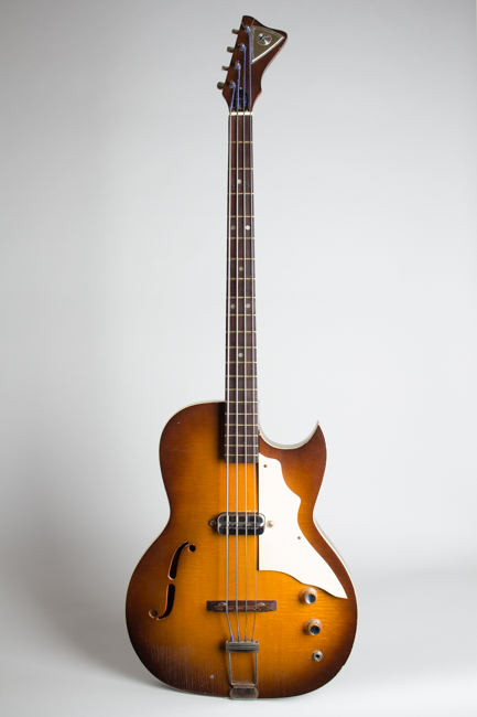 Kay  K-5920 Hollow Body Electric Bass Guitar  (1964)