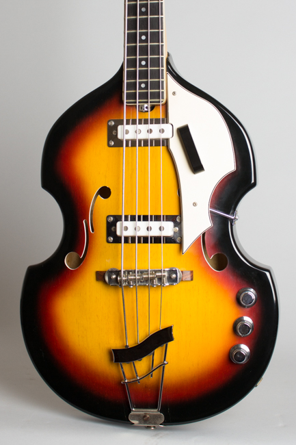 Vox  V-250 Violin Bass Semi-Hollow Body Electric Bass Guitar  (1966)