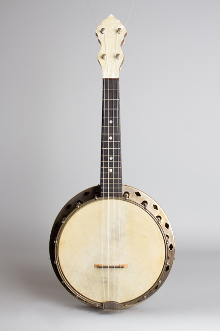  Flange & Resonator Banjo Ukulele (unlabelled)  ,  c. 1927