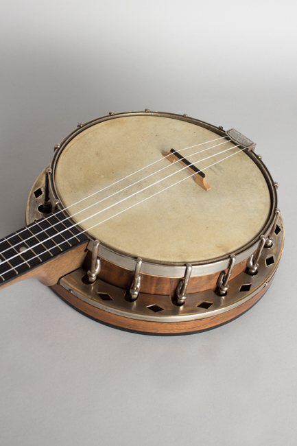  Flange & Resonator Banjo Ukulele (unlabelled)  ,  c. 1927