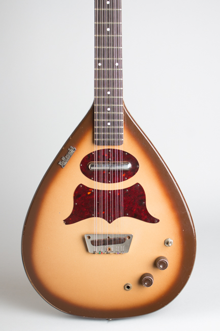 Danelectro  Bellzouki Model 7010 12 String Semi-Hollow Body Electric Guitar  (1965)