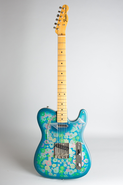 Fender  Blue Floral Telecaster Solid Body Electric Guitar  (2000)