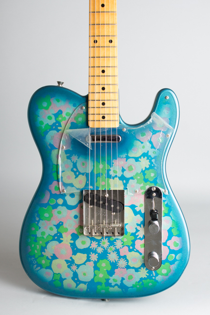 Fender  Blue Floral Telecaster Solid Body Electric Guitar  (2000)