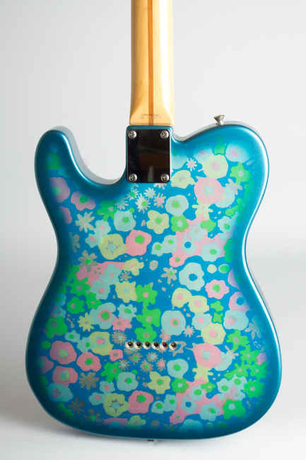 Fender  Blue Floral Telecaster Solid Body Electric Guitar  (2000)