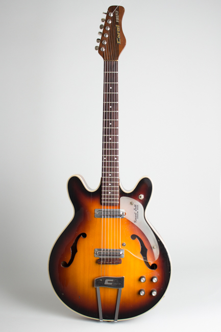 Coral  Vincent Bell Firefly F2N6 Thinline Hollow Body Electric Guitar  (1967)