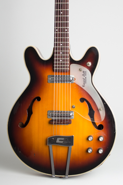 Coral  Vincent Bell Firefly F2N6 Thinline Hollow Body Electric Guitar  (1967)
