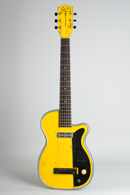  Silvertone H-42/1 Solid Body Electric Guitar, made by Harmony  (1957)