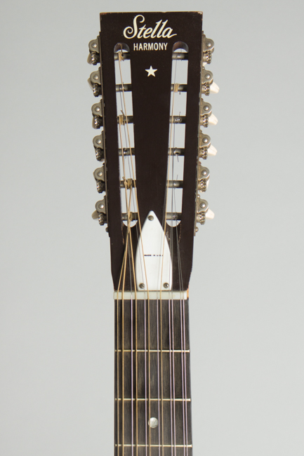  Stella H-912 12 String Flat Top Acoustic Guitar, made by Harmony  (1969)